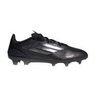 adidas F50 Pro Firm Ground Cleats Shoes (Core Black / Iron Metallic)