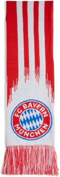 adidas FC Bayern Munich Home Scarf (ONESIZE, White/Red)