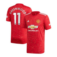 adidas Manchester United "Greenwood #11" Men's Stadium Jersey 2020/21