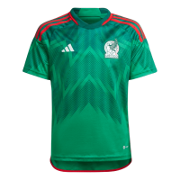 adidas Mexico World Cup 22 Home Youth Jersey