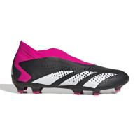 adidas Predator Accuracy.3 Laceless Firm Ground (Core Black/Pink 2)