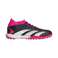 adidas Predator Accuracy.3 Turf Shoes (Core Black / Pink)