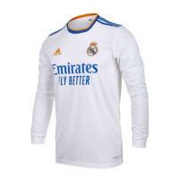 adidas Reald Madrid Men's Authentic Home L/S Jersey 2021/22