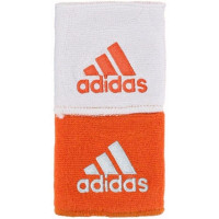 adidas Reversible Wristband Orange/White
