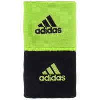 adidas Reversible Wristbands Black/Lime