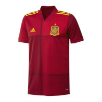 adidas Spain Men's Stadium Home Jersey Euro 2020