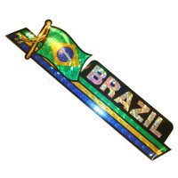 Brazil Flag - Bumper Sticker