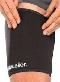Mueller Thigh Sleeve - Black