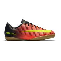 Nike Jr Mercurial Vapor XI Indoor Shoes (Total Crimson / Black)