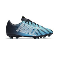 Nike Jr Mercurial Victory VI Youth Firm Ground Shoes (Obsidian / Black)
