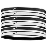 Nike Swoosh Sport Headbands 6 Pack Black/White
