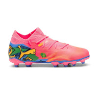 Puma Future Junior 7 Match NJR Cleats FG (Sunset Glow / Bluemazing)