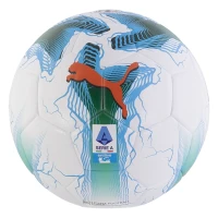 Puma Orbita Serie A Mini Soccer Ball -White-Multicolor