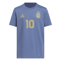 adidas Argentina Home Messi #10 Youth Graphic Tee 26 - Blue