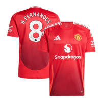 adidas Manchester United "Fernandes #8" Men's Stadium Home Jersey 2024/25