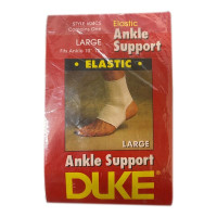 Duke Elastic Ankle Support - White