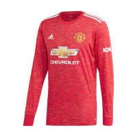 adidas Manchester United Men's L/S Home Stadium Jersey 2020/21