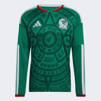 adidas Mexico Men's Home Jersey Long Sleeve 2026