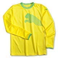 PUMA Cat Youth Goalkeeper Jersey Yellow-YXL