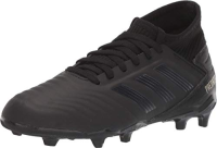 adidas Firm Ground Predator 19.3 Soccer Shoe (unisex-child) Black/Black/Gold Metallic 11.5 Little Kid