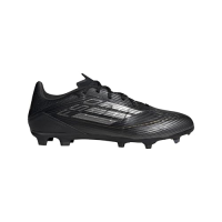 adidas Unisex F50 League Firm/Multi Ground Sneaker, Black/Iron Metallic/Gold Metallic, 8.5 US Men