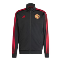 adidas Men's Manchester United DNA Track Top, Black, Small