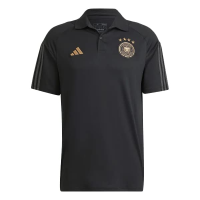 adidas Germany Men's 2022 Tiro Polo Shirt (as1, Alpha, s, Regular, Regular, Small) Black