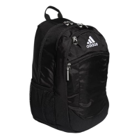 adidas Striker Team Sports Backpack Durable Athletic Gym Laptop Bag, Black/White, One Size