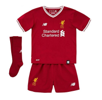 New Balance Liverpool FC 2017/18 Home Kit - Infants - Red - Age 2-3