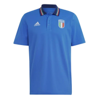 adidas Italy DNA Polo Shirt (US, Alpha, Large, Regular, Regular) Blue