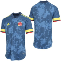 adidas 2020-21 Colombia Authentic Away Jersey - Navy L