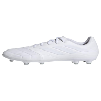 adidas Unisex Copa Pure.3 Firm Ground Soccer Shoe, White/White/White, 9.5 US Men