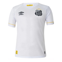 Umbro Santos Futebol Clube Men's Home Jersey 22/23 (US, Alpha, Large, Regular, Regular, White)