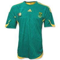 adidas Men's South Africa Away Jersey - Green with Yellow