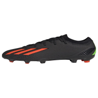 adidas X Speedportal.3 Firm Ground Soccer Shoe, Black/Solar Red/Solar Green, 4.5 US Unisex Big Kid