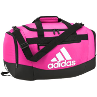 adidas Unisex Defender 4.0 Gym Duffel Bag for Men and Women, Team Shock Pink, Small (38L)