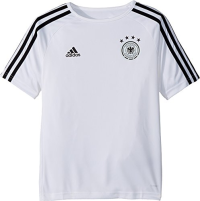 adidas World Cup Soccer Germany Youth Soccer Germany Home Fanshirt, X-Large, White/Black