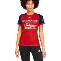 PUMA Women's Chivas Alternate Jersey 21/22 (US, Alpha, X-Small, Regular, Regular, Red/Blue)