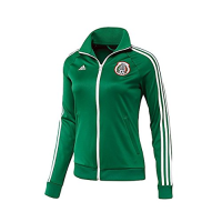 adidas Women's Mexico Soccer Track Top 2014 Warm Up Jacket Authentic - Green (X-Small)