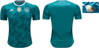Adidas Germany Away Authentic Jerseys (Large)