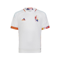 adidas Belgium 22 Away Jersey Kids', White, Size XS