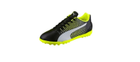 PUMA Adreno III Turf Junior Soccer Shoes (5.5Y) Black/Neon