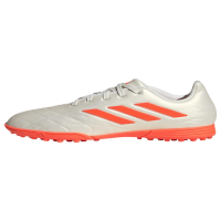 adidas Copa Pure.3 Turf Football Shoe, Off White/Team Solar Orange/Off White, 2.5 US Unisex Little Kid