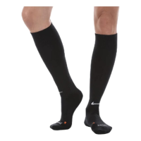 Nike Academy Over-The-Calf Soccer Socks, Black/White, Large