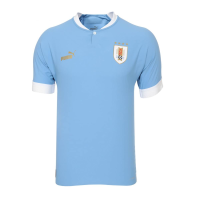 Puma Men's Soccer Uruguay 2022 Home Jersey (Medium) Blue