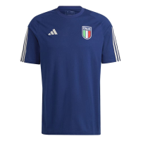 adidas Italy Tiro 23 Cotton T-Shirt (as1, Alpha, l, Regular, Regular) Dark Blue