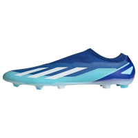 adidas Unisex-Adult X Crazyfast.3 Laceless FG Soccer Shoe (Bright Royal/White/Solar Red, 10.0)