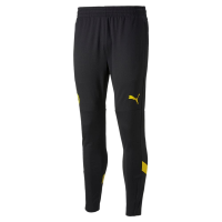 PUMA Men's Borussia Dortmund Training Pants, Black-Cyber Yellow, Small