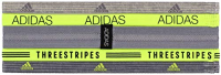 adidas Women's 5PK Creator Plus Headband, Onix/Black/Solar Yellow, One Size