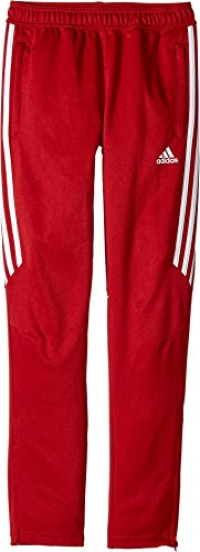 adidas Youth Tiro 17 Pant, Black/White/White, Large